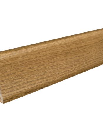 Sockelleiste Eiche furniert braun lackiert 20×58 mm