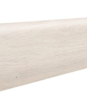 Sockelleiste Eiche furniert Gentle weiß lackiert Profil 16×60 mm