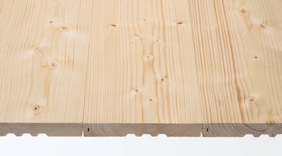 Massivholzdiele Fichte AB unbehandelt extra trocken 33x195mm – Ansicht 2 Massivholzdiele Fichte AB unbehandelt extra trocken 33x195mm – 2