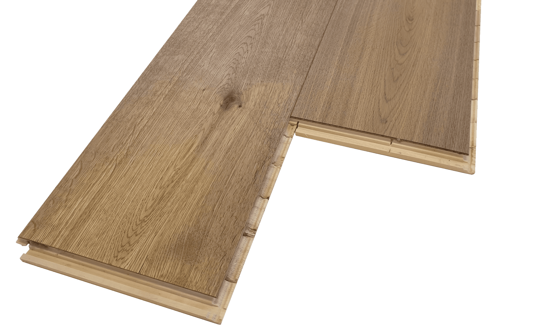 Parkett Räuchereiche Rustical gefast gebürstet matt versiegelt 189mm