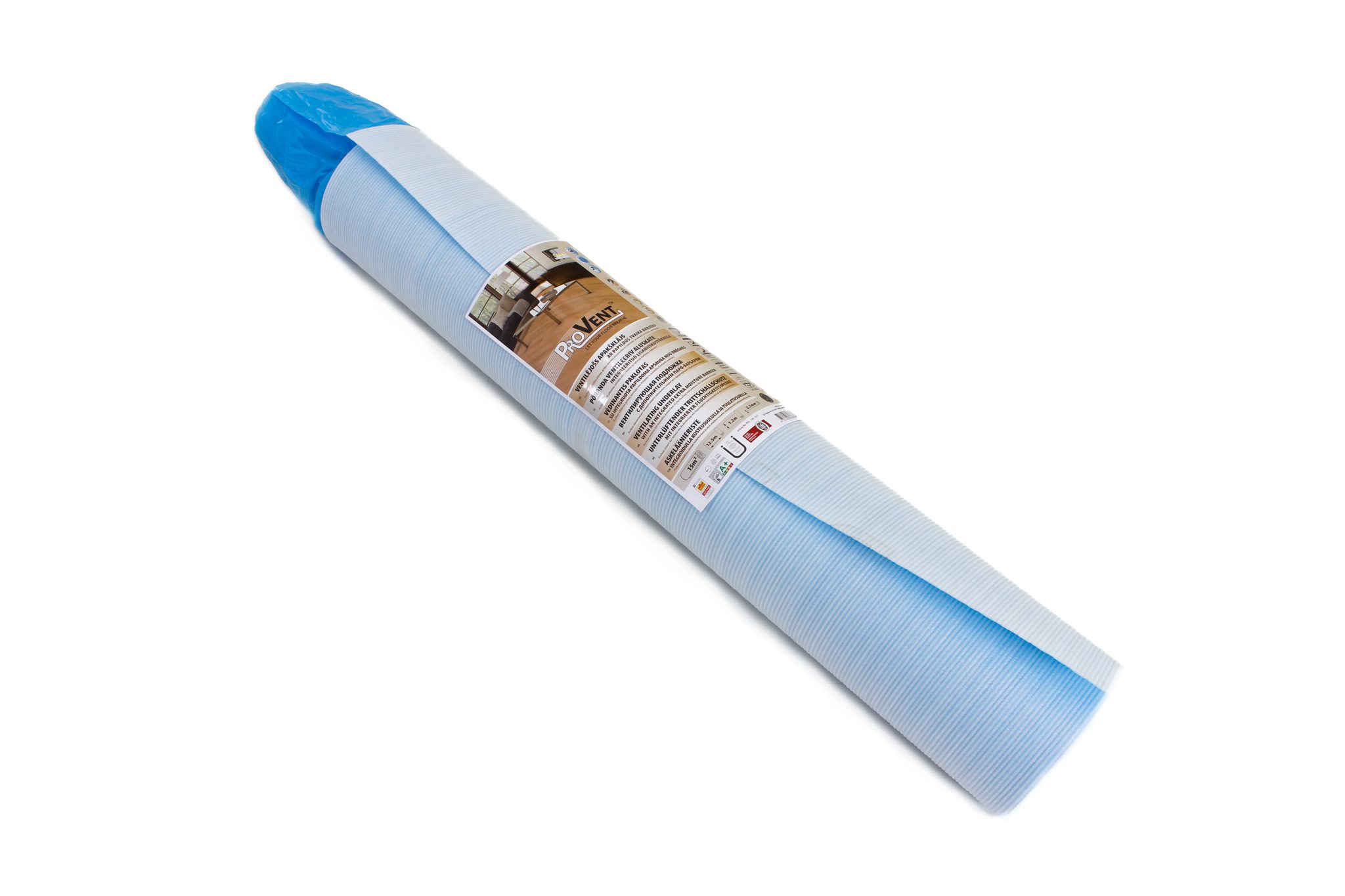 Parkett-Unterlage mit Dampfsperrfolie Provent 15 m²