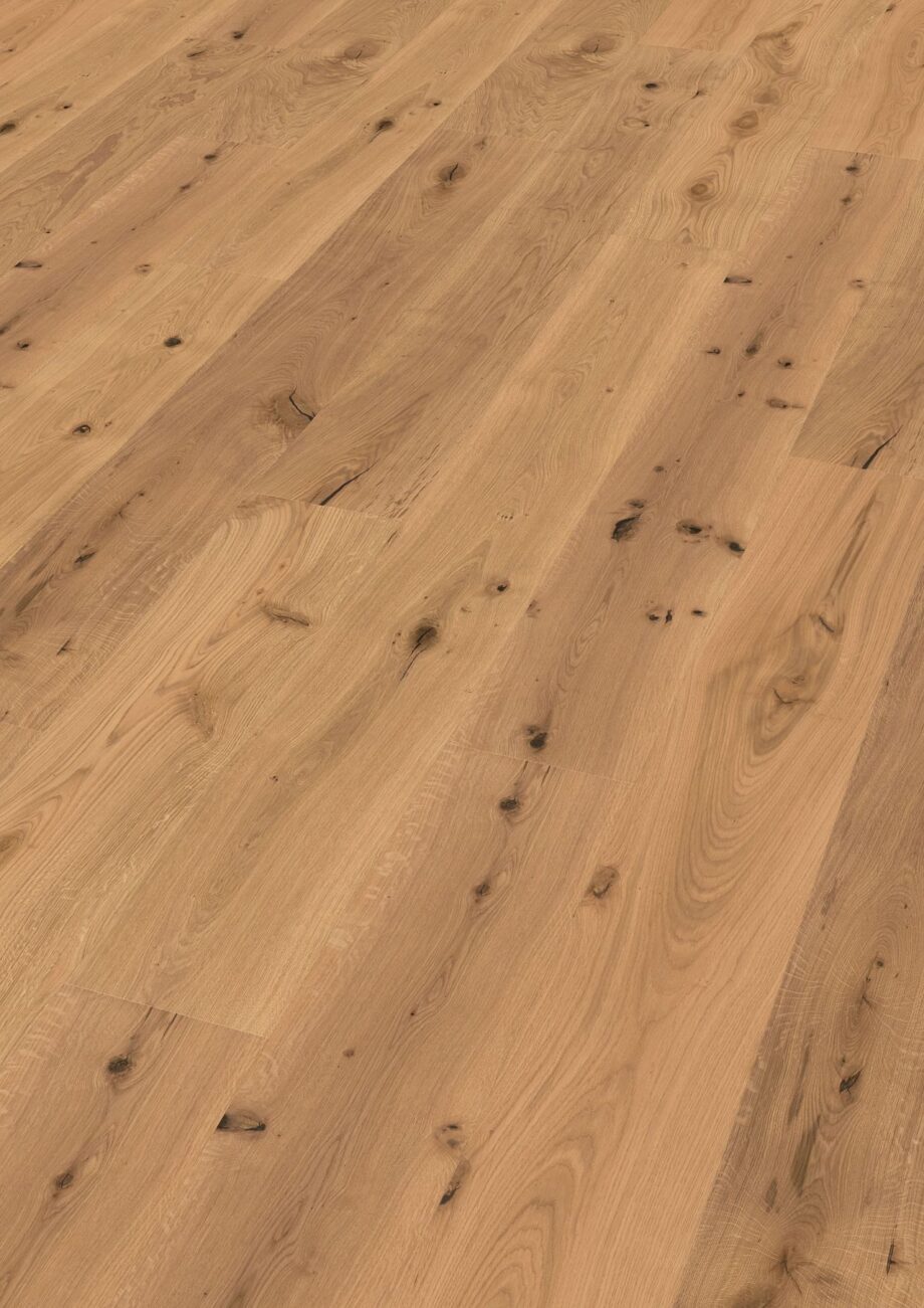 Kvaliteetne laudparkett tamm rustical 1-lipiline 260mm lai faasitud harjatud õli koos tarnega Viimistluskaubamajast Laudparkett tamm rustical 1-lipiline 260mm lai faasitud harjatud õli sorteering ja viimistlus