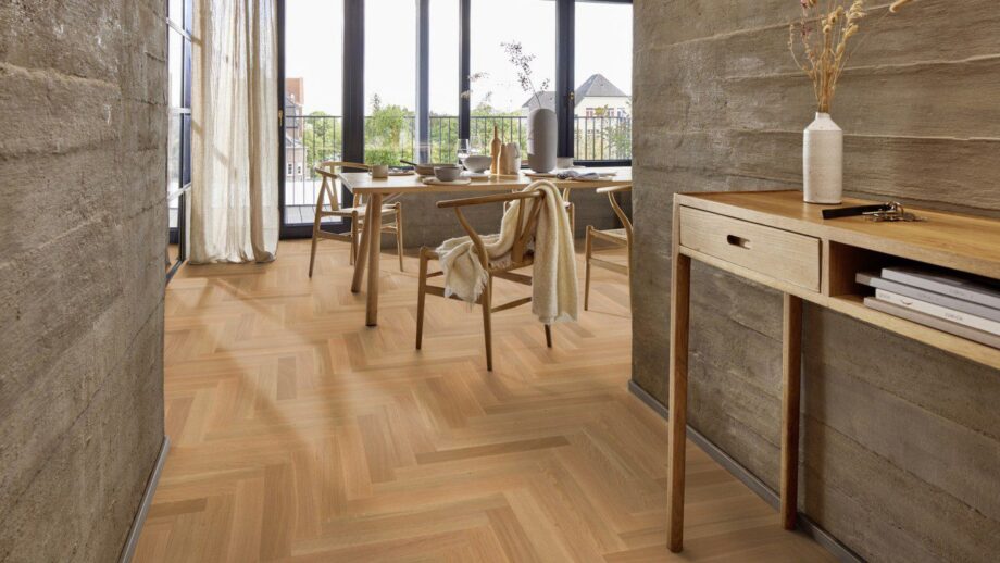 Fischgrätparkett Bauwerk Monopark Eiche Natur 13 Öl-Wachs – Ansicht 2 Fischgrätparkett Bauwerk Monopark Eiche Natur 13 Öl-Wachs – 2