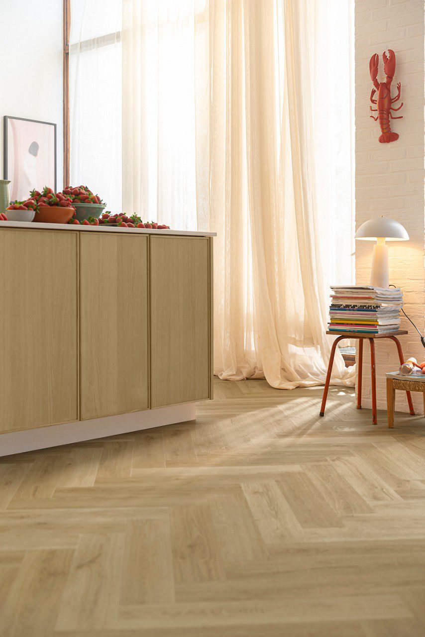 Vinylboden Fischgrät Quick-Step Ciro Botanic Beige – 5
