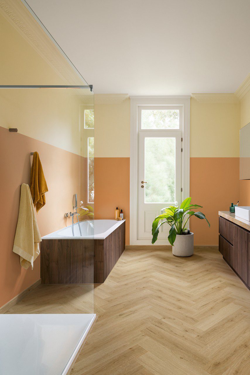 Vinylboden Fischgrät Quick-Step Ciro Botanic Beige – 9