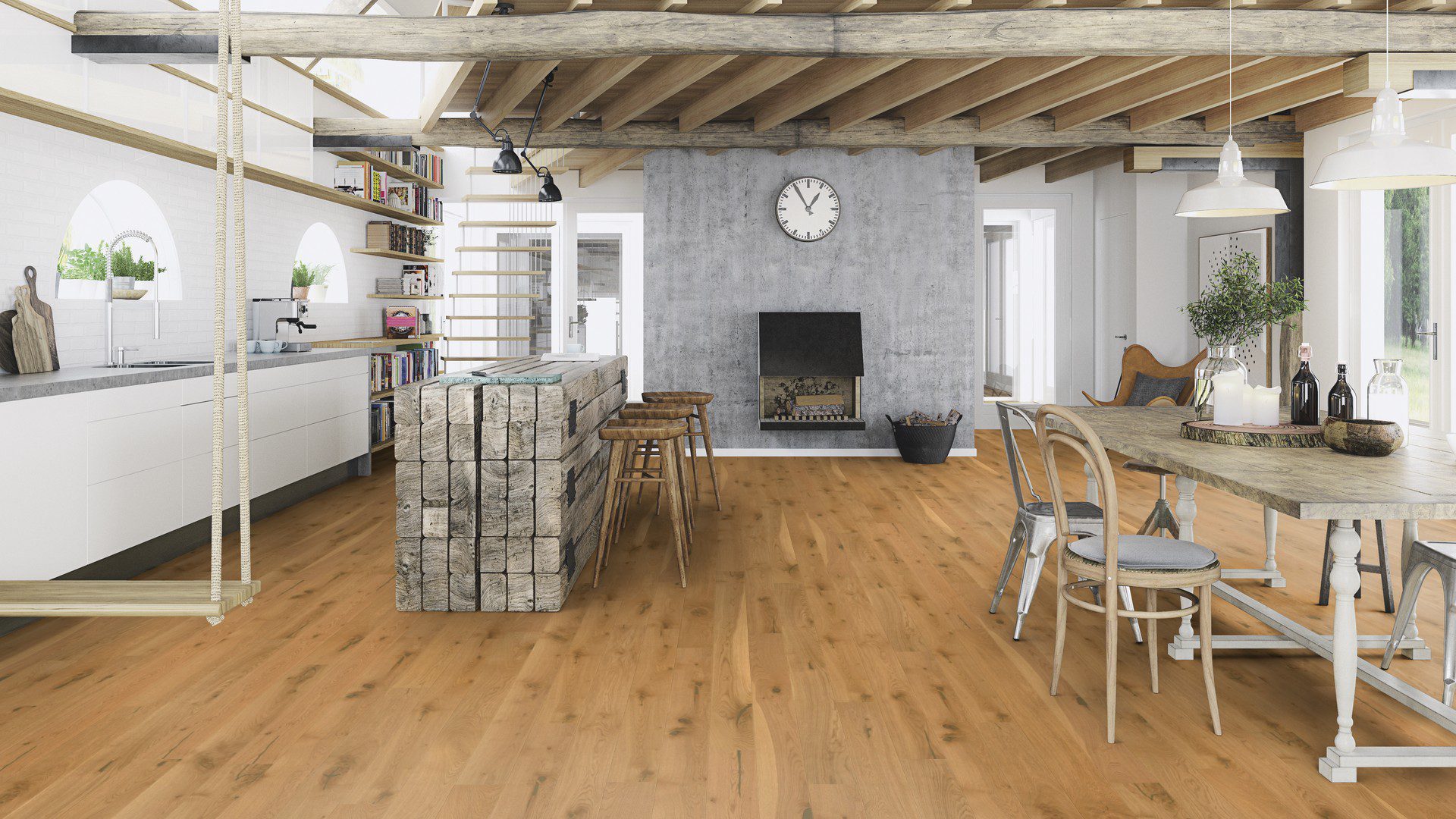 Parkett Bauwerk Casapark Budget Cut Eiche 56 matt 138 – 4