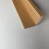 Põrandaliist tamm matt lakk 15x60x2500mm paigaldatud Bauwerk Monopark tamm Rustik 45 õlivahatatud parketile