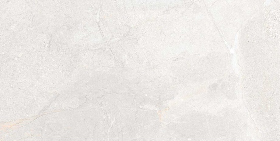 004.350.0183.08901-1 Polierte Bodenfliese aus Feinsteinzeug in Steinoptik Tau Mainstone Silver Pol, 75x150 cm, 10,5 mm, Silbergrau, rektifiziert