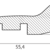 porandaliist-011249-2 Sockelleiste Eiche massiv, 20x56x2700 mm – 2