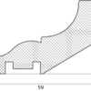 porandaliist-029490-2 Sockelleiste Eiche massiv, 40x60x2700 mm – 2