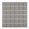 Rutschhemmendes Keramikmosaik Dover Grey 5x5, 30x30 cm, 6 mm, Grau