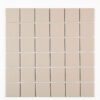 Rutschhemmendes Keramikmosaik Dover Beige 5x5, 30x30 cm, 6 mm, Beige