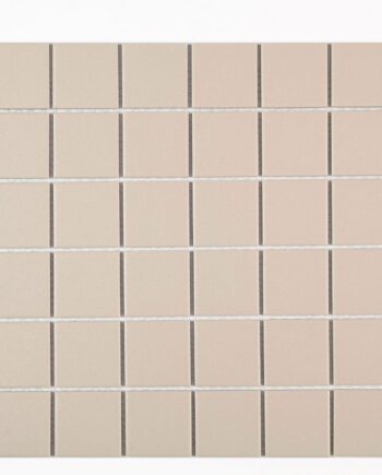 Rutschhemmendes Keramikmosaik Dover Beige 5x5, 30x30 cm, 6 mm, Beige