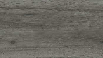 Matte Bodenfliese aus Feinsteinzeug in Holzoptik Woodstory Grigio, 15x90 cm, 8,5 mm, Grau, R9