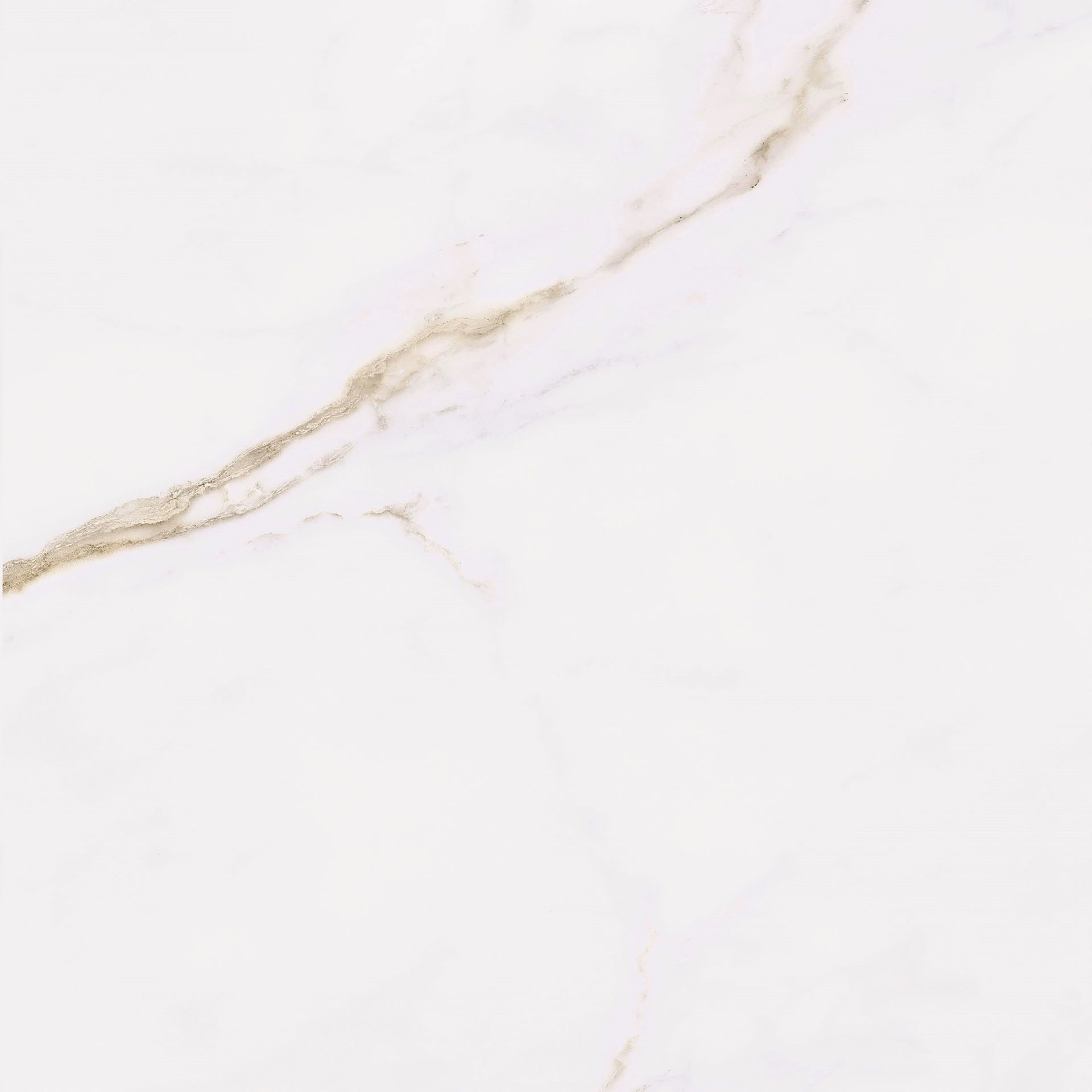 Matte Bodenfliese aus Feinsteinzeug in Marmoroptik Diamond Gold, 60x60 cm, 10 mm, Weiß – 3
