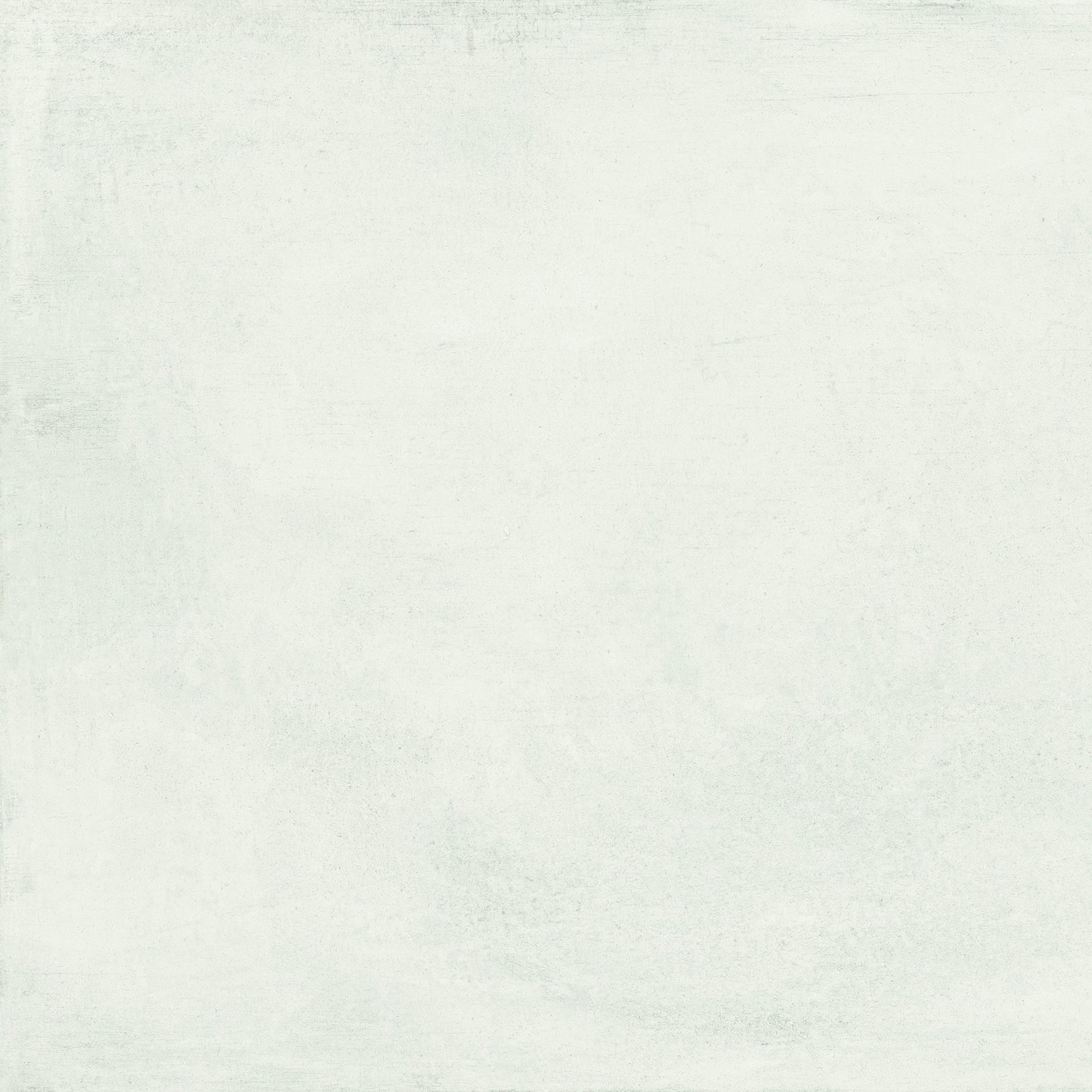 Matte Bodenfliese aus Feinsteinzeug in Betonoptik Studio White, 45x45 cm, 8,5 mm, Weiß