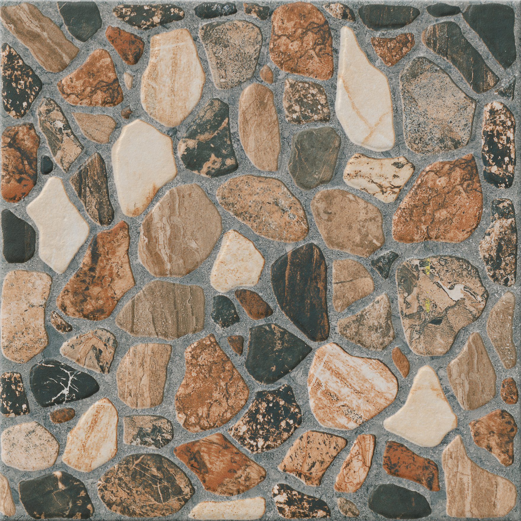 Matte Bodenfliese aus Feinsteinzeug in Steinoptik Sorrento Beige, 30x30 cm, 6 mm, Beige, R9