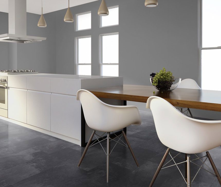 Wasserfester Laminatboden in Fliesenoptik Stone Dark, 8 mm, 32/AC4 – 3