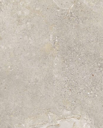 Matte Bodenfliese aus Feinsteinzeug in Steinoptik Stone Age Greige, 60x60 cm, 10 mm, Greige, R10