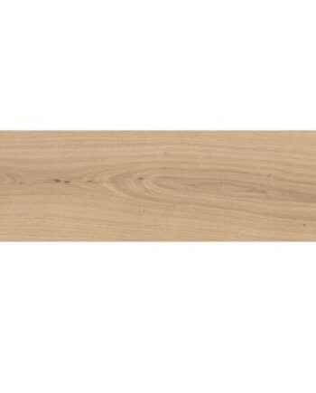 Matte Bodenfliese aus Feinsteinzeug in Holzoptik Wood Beige, 20x120 cm, 8 mm, Beige, R10