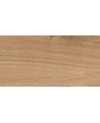 Matte Bodenfliese aus Feinsteinzeug in Holzoptik Wood Brown, 22x90 cm, 8 mm, Braun, R10
