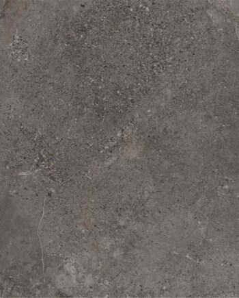 Matte Bodenfliese aus Feinsteinzeug in Steinoptik Stone Age Anthracite, 60x60 cm, 10 mm, Anthrazit, R10