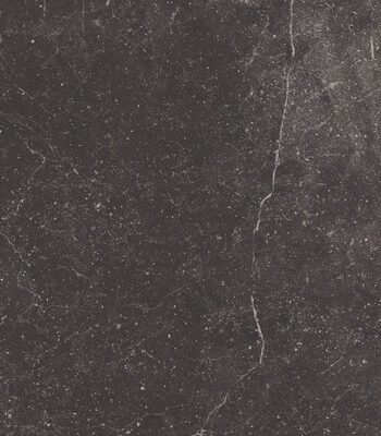Matte Bodenfliese aus Feinsteinzeug in Steinoptik Piazen Coal, 30x60 cm, 8,5 mm, Anthrazit