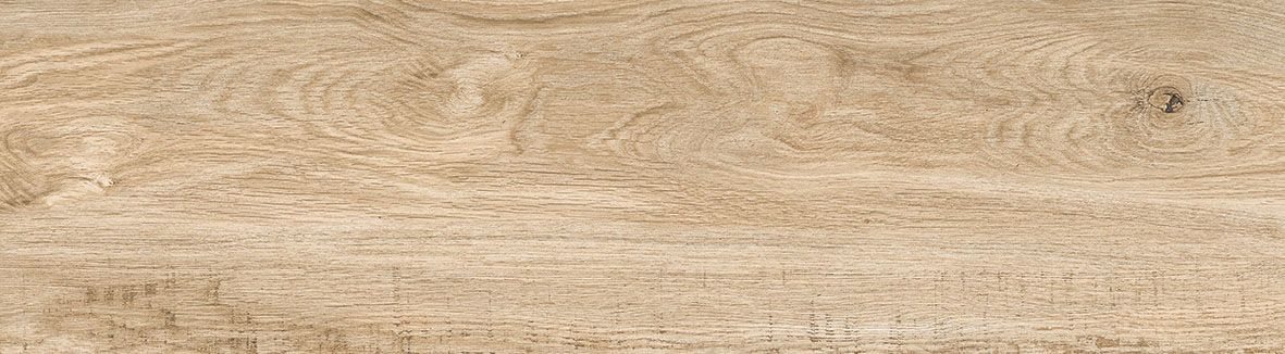 Rutschhemmende Bodenfliese aus Feinsteinzeug in Holzoptik Tau Ragusa Sand, 20x75 cm, Sandbeige, R11