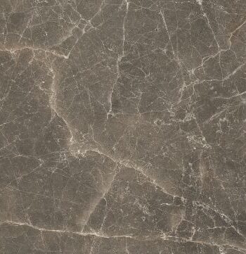 Matte Bodenfliese aus Feinsteinzeug in Marmoroptik Imperiale Brown, 60x120 cm, 8 mm, Braun