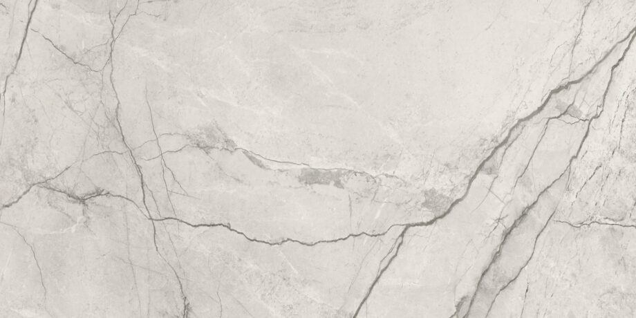 Matte Bodenfliese aus Feinsteinzeug in Marmoroptik GPT1080 White, 60x120 cm, 8 mm, Weiß, R9 – 2