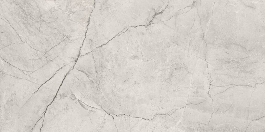Matte Bodenfliese aus Feinsteinzeug in Marmoroptik GPT1080 White, 60x120 cm, 8 mm, Weiß, R9 – 3