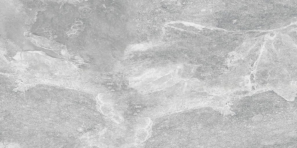Matte Bodenfliese aus Feinsteinzeug in Steinoptik GPT1064 Grey, 60x120 cm, 8 mm, Grau, R10