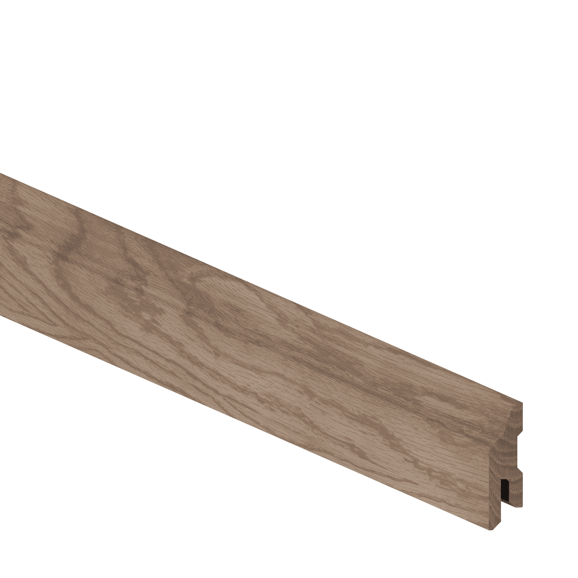Sockelleiste Eiche massiv, 13x45x2700 mm