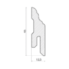 porandaliist-013100-2 Sockelleiste Eiche massiv, 13x45x2700 mm – 2