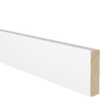 Sockelleiste Kiefer weiss lackiert, 21x95x2700 mm