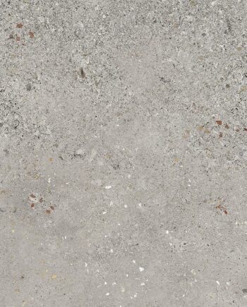 Matte Bodenfliese aus Feinsteinzeug in Steinoptik Rialto Grey, 60x60 cm, 8 mm, Grau, R9