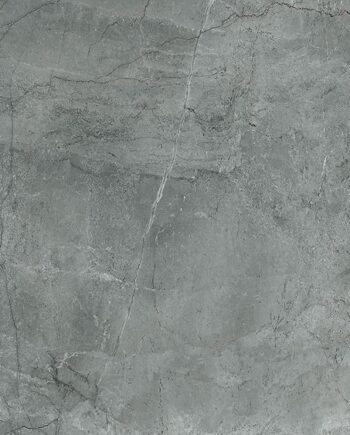 Matte Bodenfliese aus Feinsteinzeug in Marmoroptik Silver Graphite, 60x120 cm, 8 mm, Graphitgrau, R9