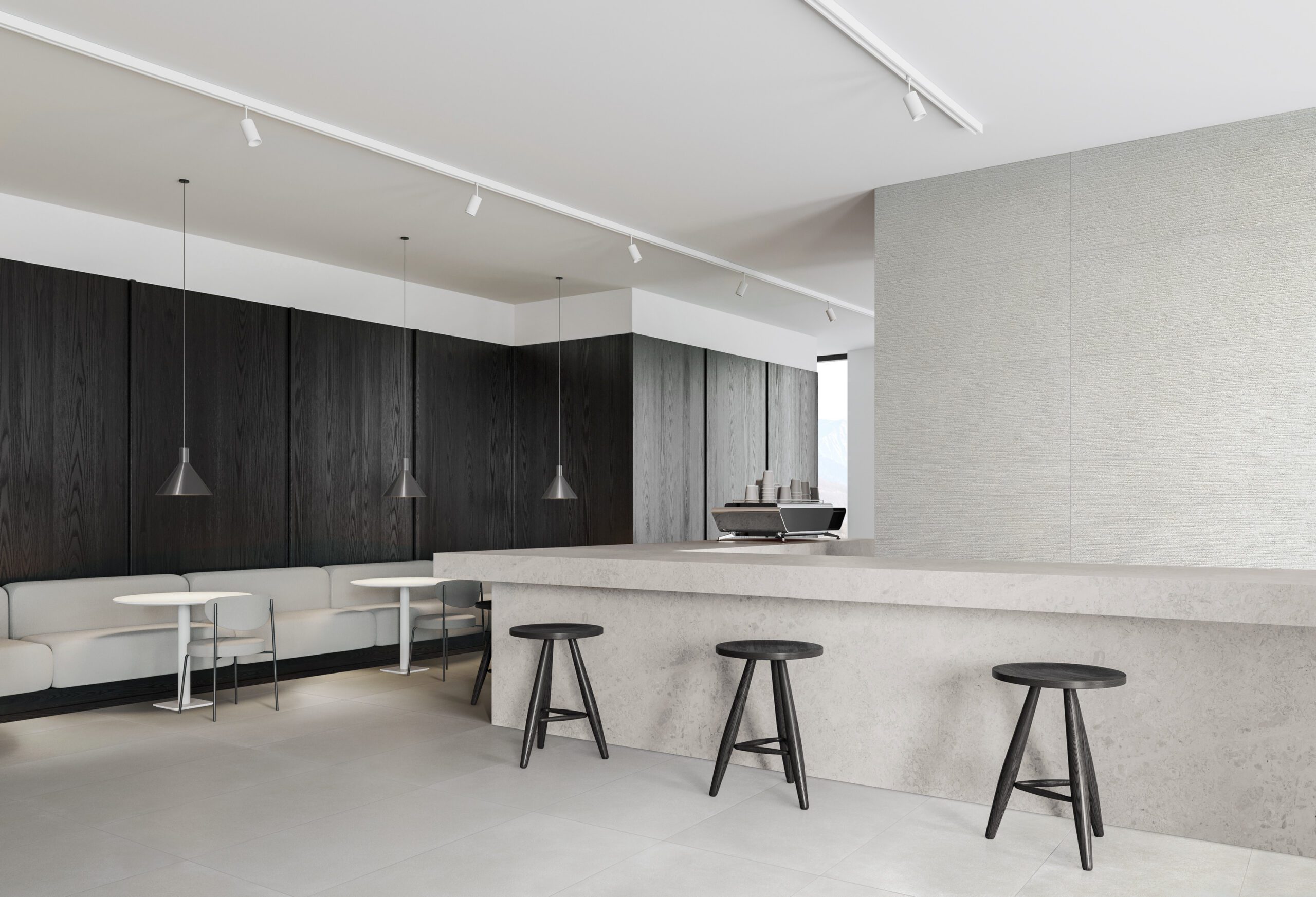 Matte Bodenfliese aus Feinsteinzeug in Steinoptik Arcbx Stone Ice, 60x120 cm, 8,5 mm, Hellgrau, R10 – 3