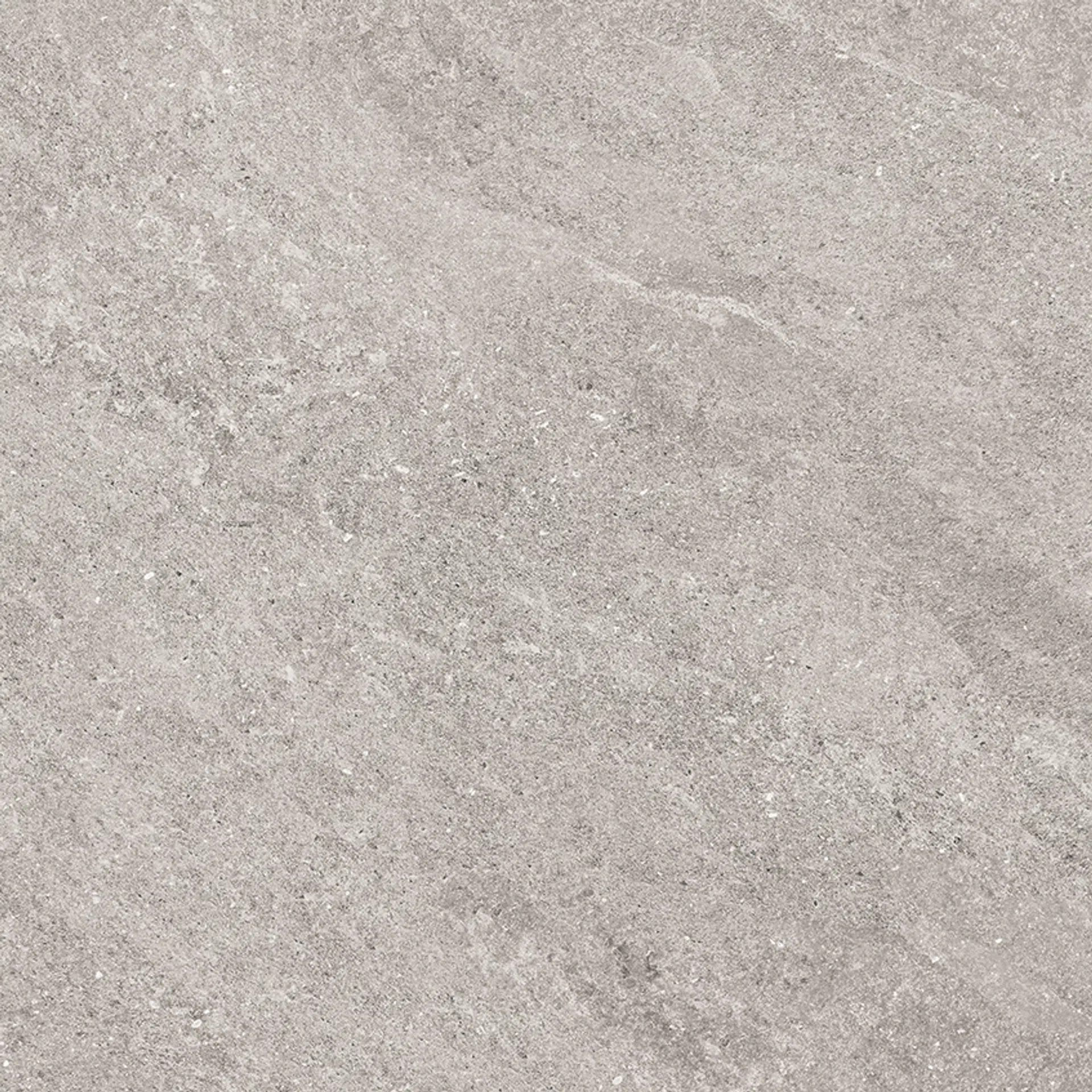 Matte Bodenfliese aus Feinsteinzeug in Steinoptik GPT1068 Grey, 60x60 cm, 8 mm, Grau, R10