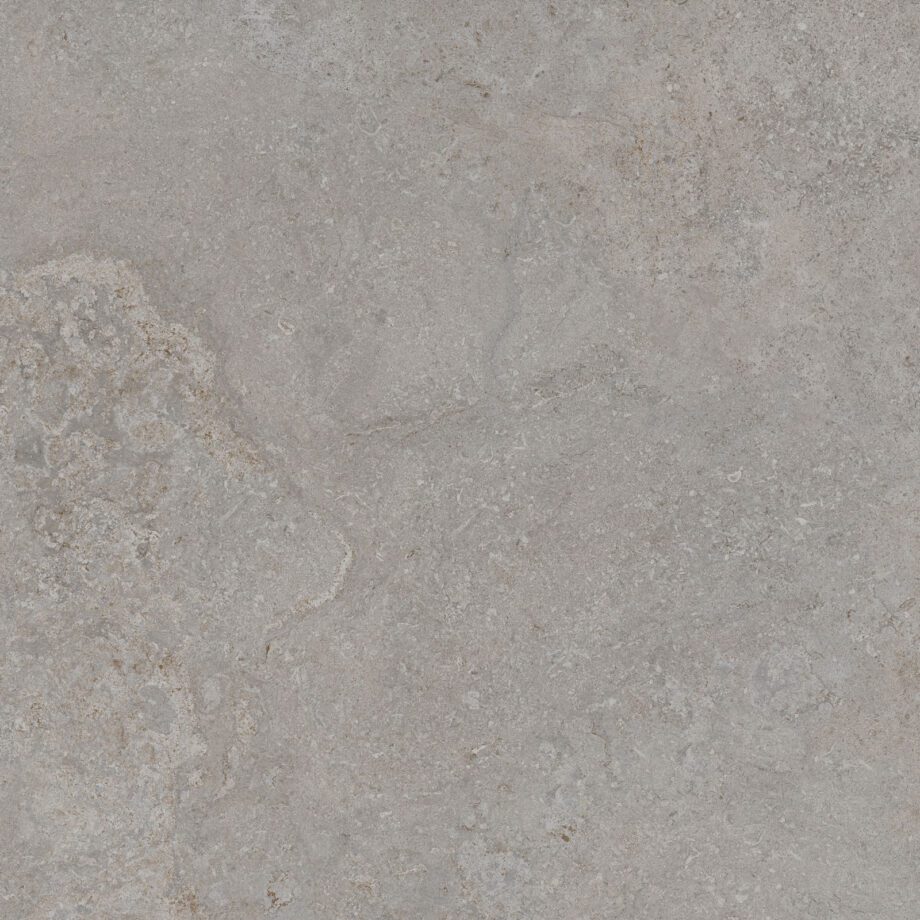 017.077.0183.15205-1 Matte Bodenfliese aus Feinsteinzeug in Steinoptik Tau Dorset Silver, 60x60 cm, 9 mm, Silbergrau, rektifiziert