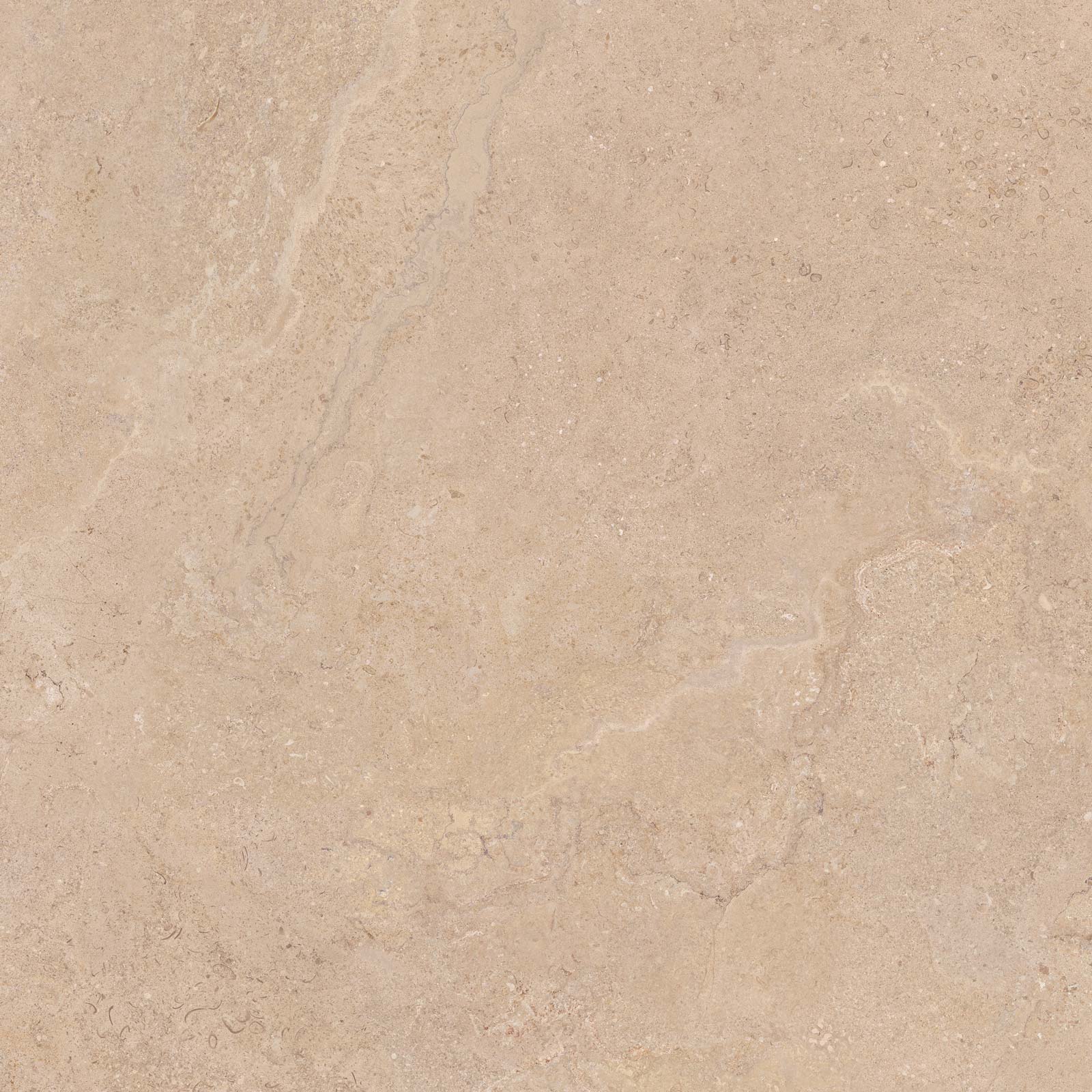 Matte Bodenfliese aus Feinsteinzeug in Steinoptik Tau Dorset Sand, 90x90 cm, Sandbeige, rektifiziert