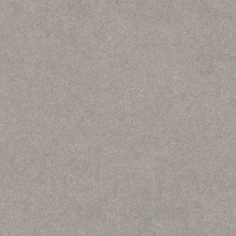Matte Bodenfliese aus Feinsteinzeug in Terrazzo-Optik Tau Tornares Teide Gray, 120x120 cm, 9 mm, Grau, rektifiziert
