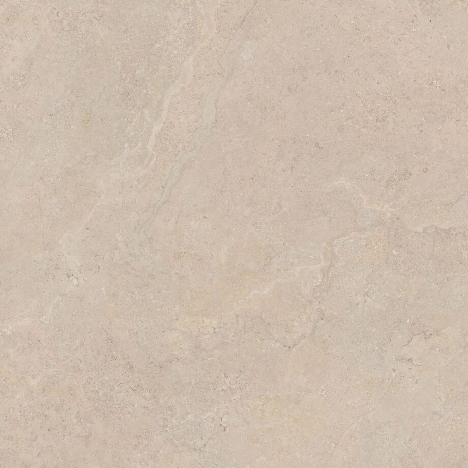Matte Bodenfliese aus Feinsteinzeug in Steinoptik Tau Dorset Sand, 120x120 cm, 9 mm, Sandbeige, rektifiziert