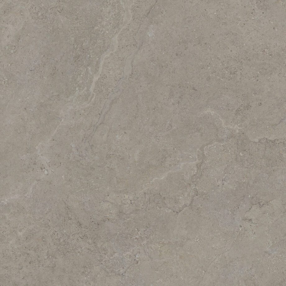 017.120.0408.15205-1 Matte Bodenfliese aus Feinsteinzeug in Steinoptik Tau Dorset Greige, 120x120 cm, 9 mm, Greige, rektifiziert