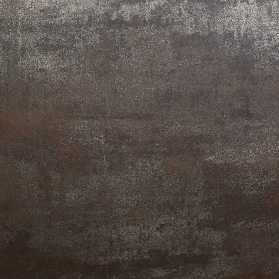 Bodenfliese aus Feinsteinzeug in Cortenstahl-Optik Tau Corten A, 60x60 cm, 10,5 mm, Rostbraun, rektifiziert