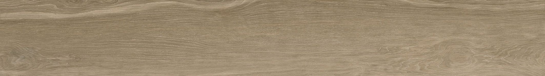 Matte Bodenfliese aus Feinsteinzeug in Holzoptik Tau Origin Umber, 22,5x180 cm, 11 mm, Umbra, R10, rektifiziert