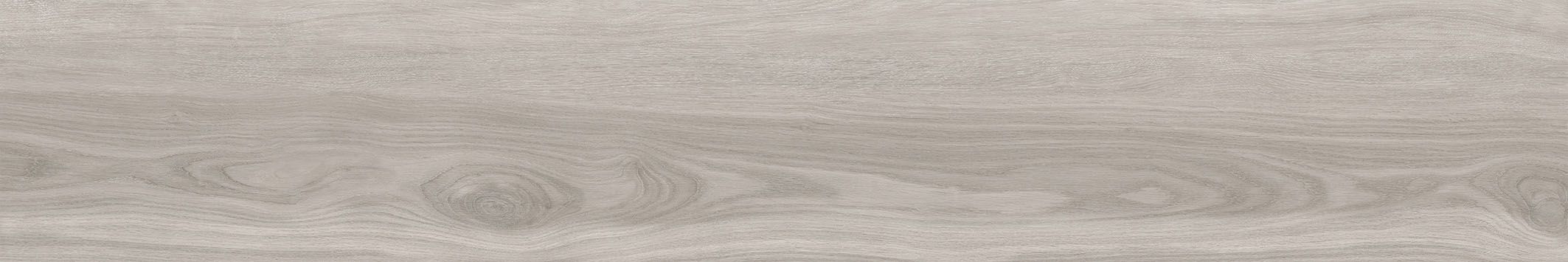 Matte Bodenfliese aus Feinsteinzeug in Holzoptik Tau Origin Silver, 30x180 cm, 11 mm, Silbergrau, R10, rektifiziert