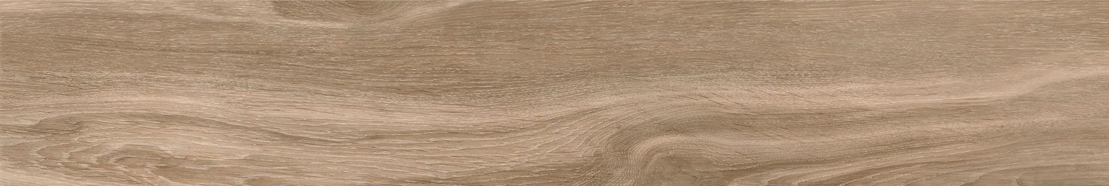 Rutschhemmende Bodenfliese aus Feinsteinzeug in Holzoptik Tau Origin Umber, 20x120 cm, 9 mm, Umbra, R11, rektifiziert
