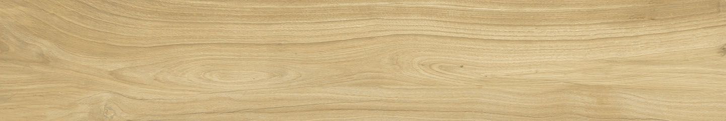 Matte Bodenfliese aus Feinsteinzeug in Holzoptik Tau Loire Camel, 20x120 cm, 9 mm, Camel, rektifiziert