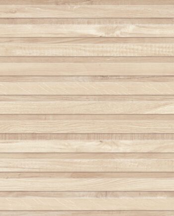 Wandfliese aus Feinsteinzeug in Holzoptik mit Relief Tau Eternal Haya, 60x120 cm, Buche, rektifiziert